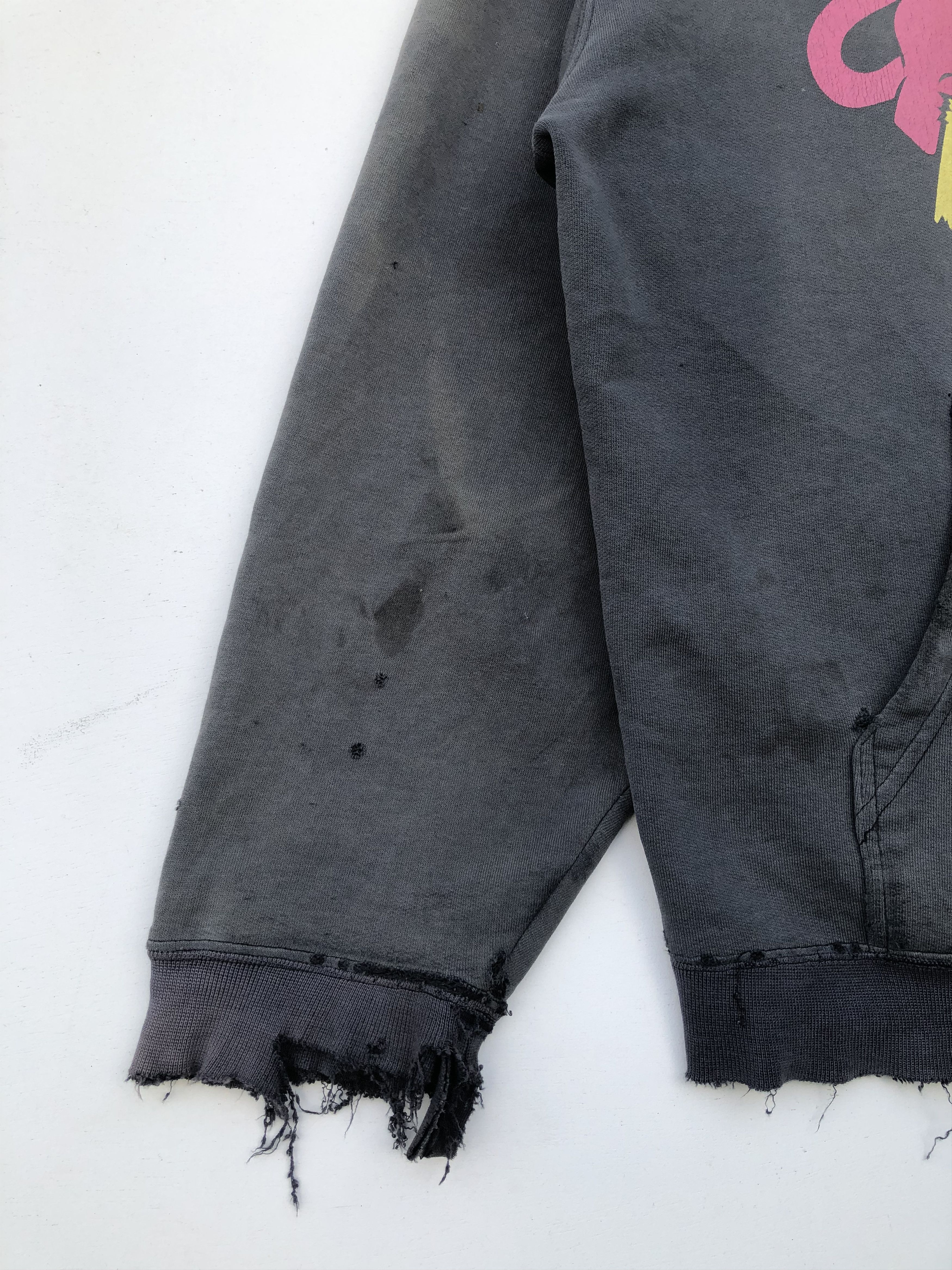 Stussy × Vintage VINTAGE STUSSY DISTRESSED HOODIE OVERSIZED Size US XL / EU 56 / 4 - 4 Thumbnail