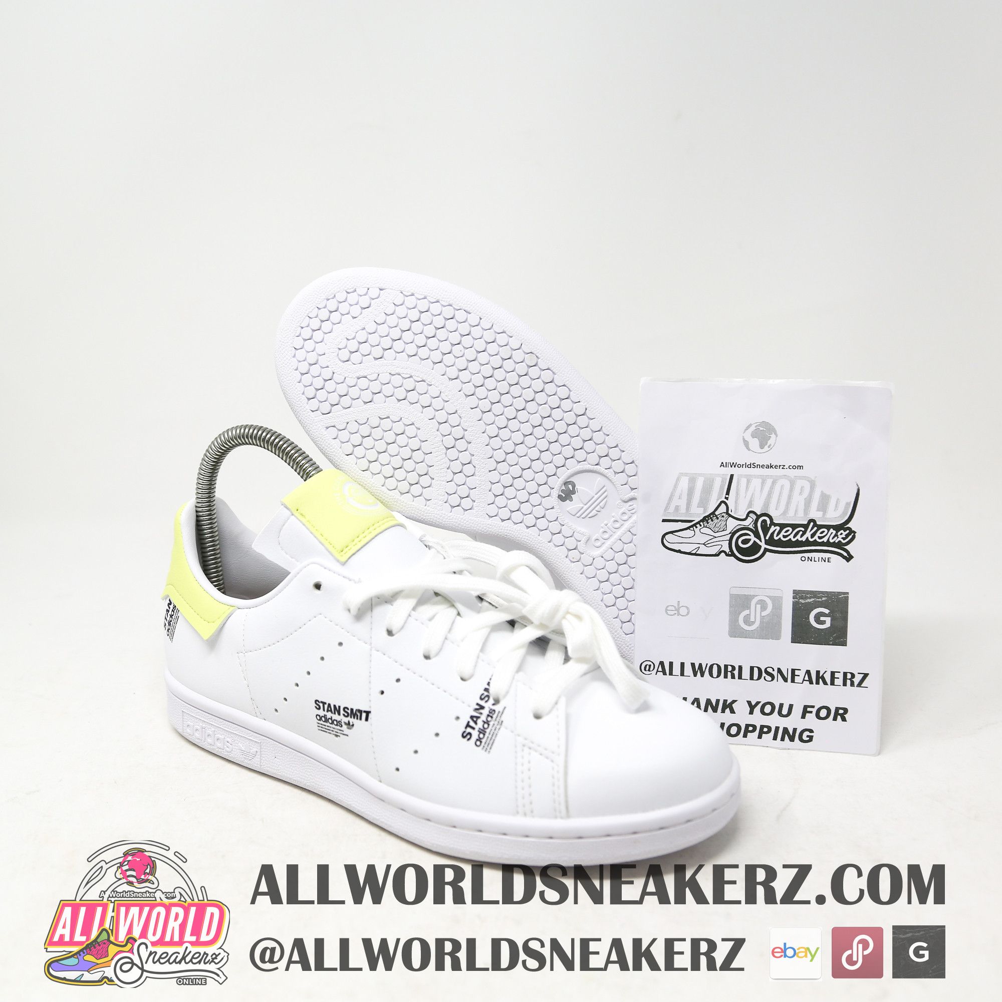 Primegreen Vegan Tennis Trainer White Yellow GV7665