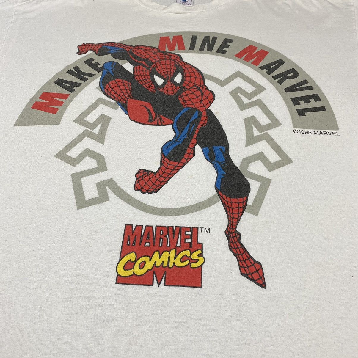 Marvel Comics × Vintage Vintage Spider-Man Marvel Shirt Size US XL / EU 56 / 4 - 2 Thumbnail