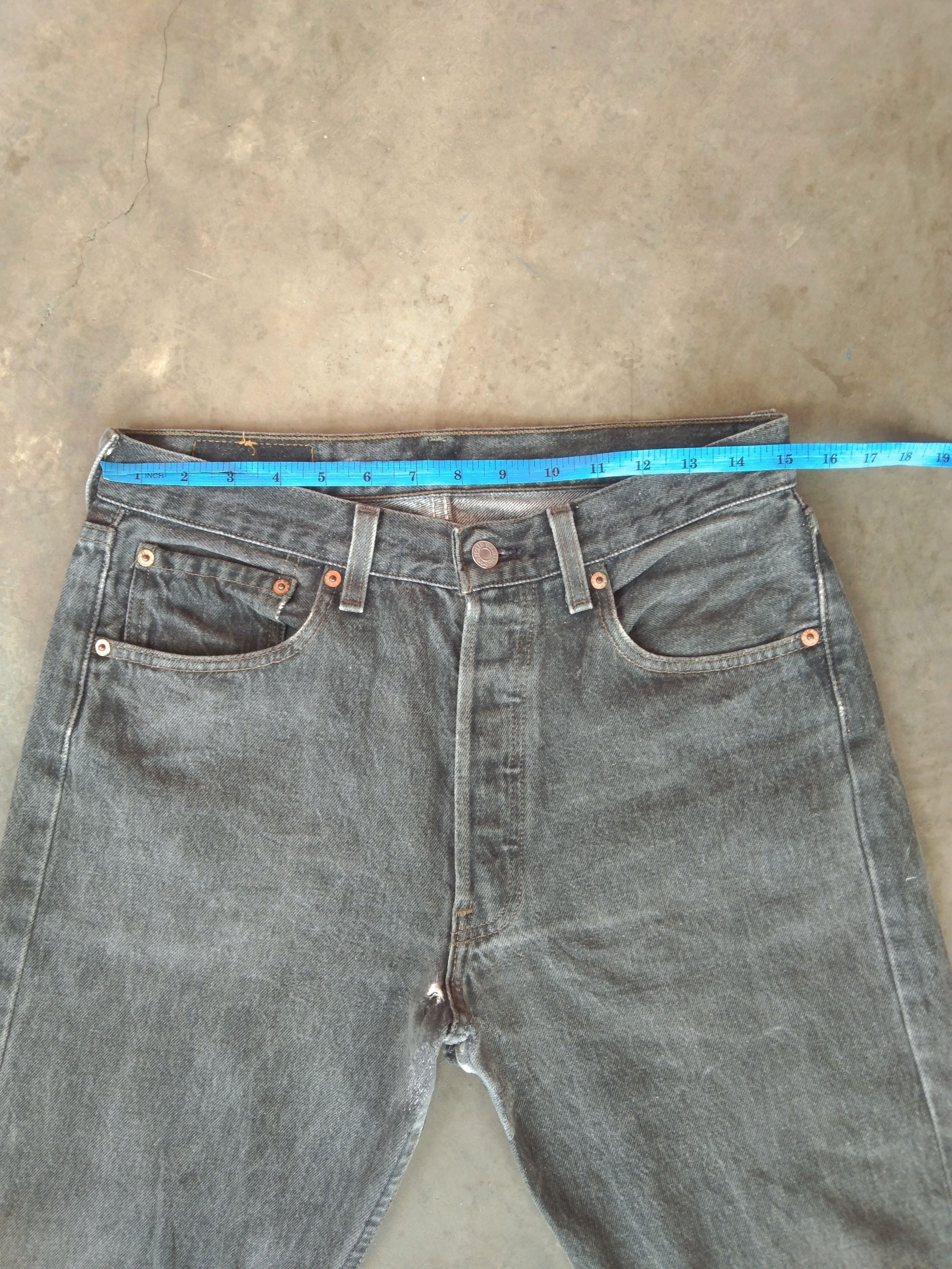 Levi's 90s Vintage Levi's 501 Made In USA Distressed Jeans 30x30 Size US 30 / EU 46 - 9 Thumbnail