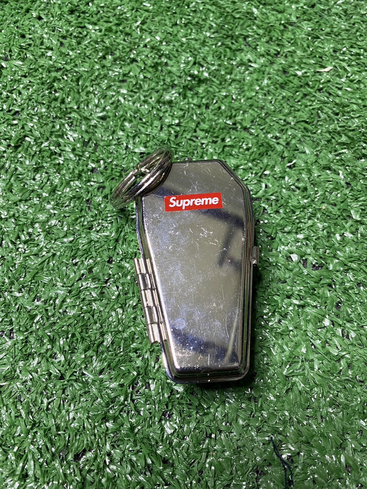 Necklace Coffin Keychain Fake Supreme Keychain Supreme Coffin