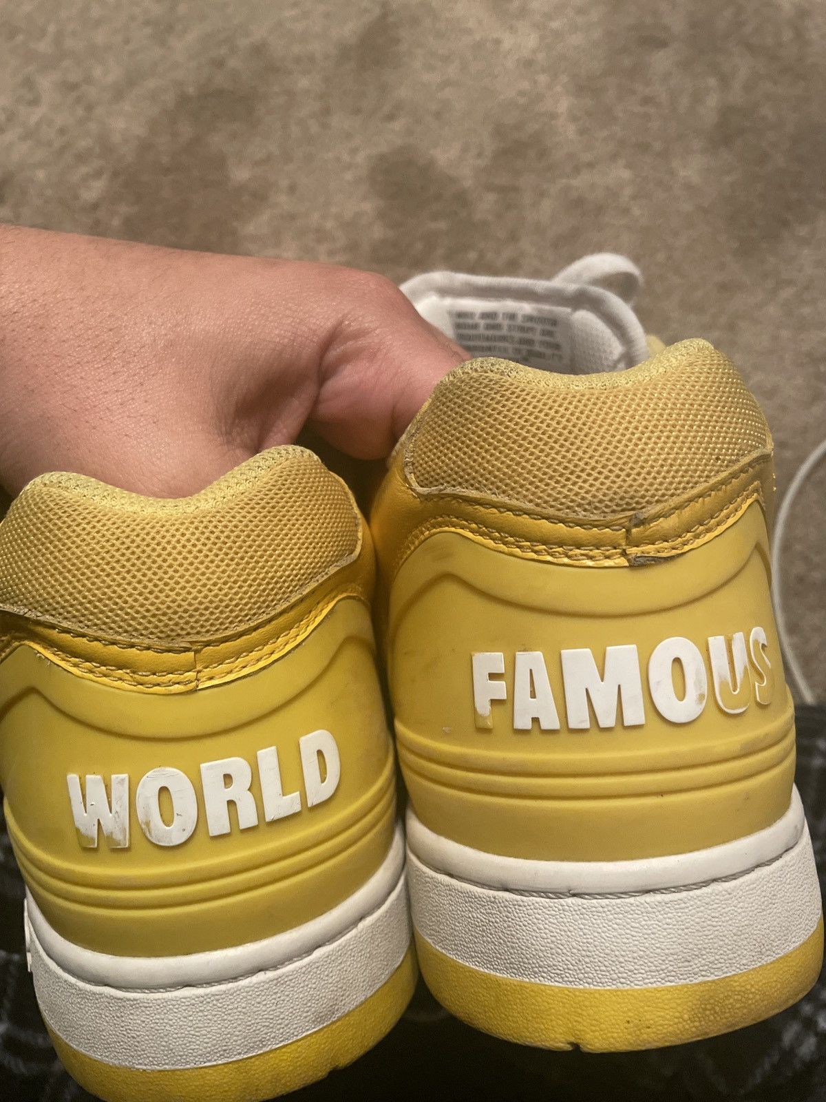 Nike × Supreme Supreme x Air Force 2 Yellow 2017 Size US 11 / EU 44 - 8 Thumbnail