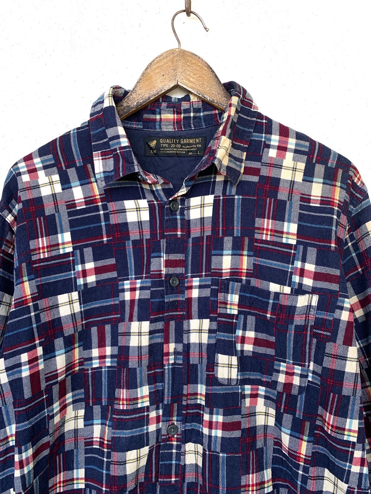 Kiminori Morishita × Uniqlo Button Ups patchwork Motif Design Size US L / EU 52-54 / 3 - 3 Thumbnail