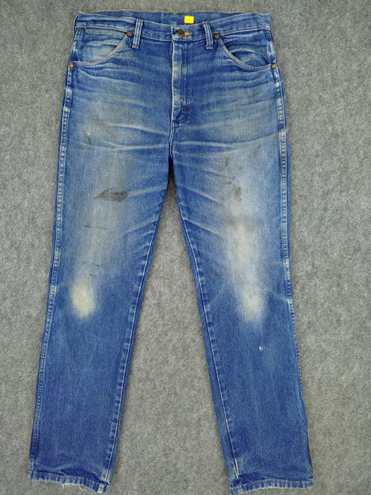 Wrangler Wrangler Distressed Denim 33x31.5 | Grailed