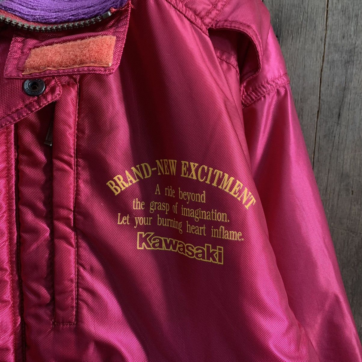 Vintage Vintage Kawasaki Racing Bomber Jacket Size US M / EU 48-50 / 2 - 5 Thumbnail