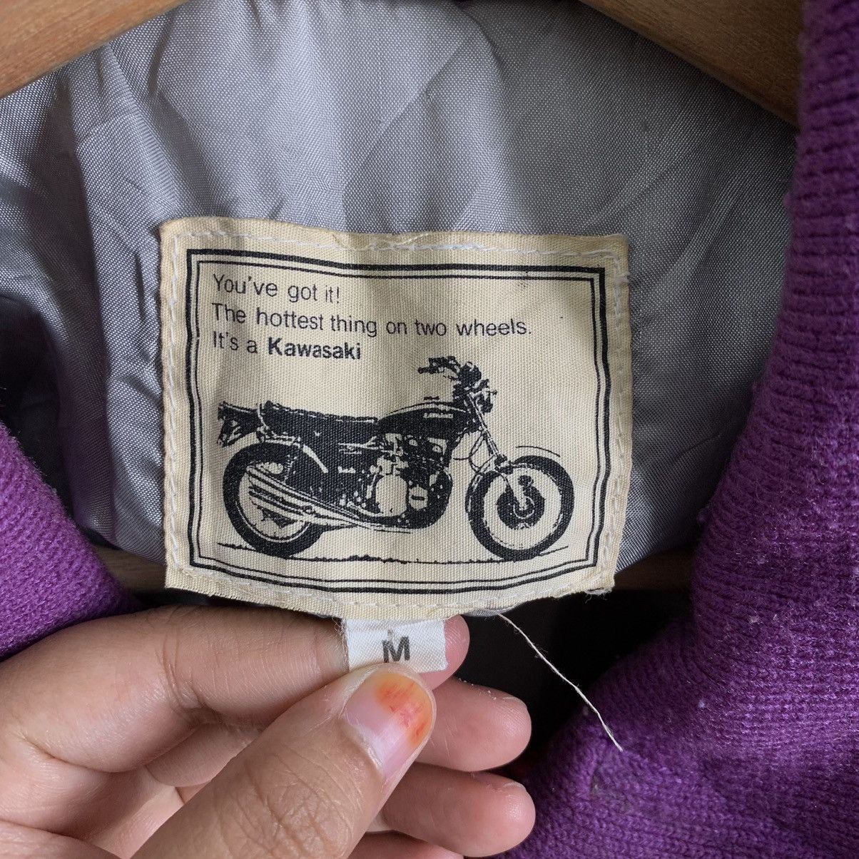 Vintage Vintage Kawasaki Racing Bomber Jacket Size US M / EU 48-50 / 2 - 6 Thumbnail