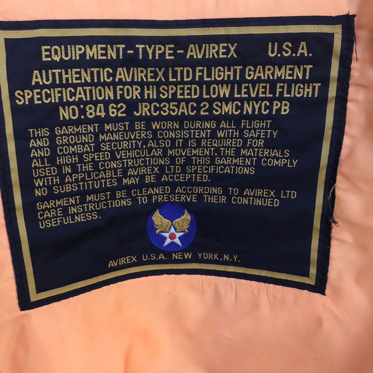 Avirex 🔥RARE💥 80s Avirex Equipment Type Flight Bomber Jacket Size US L / EU 52-54 / 3 - 4 Thumbnail