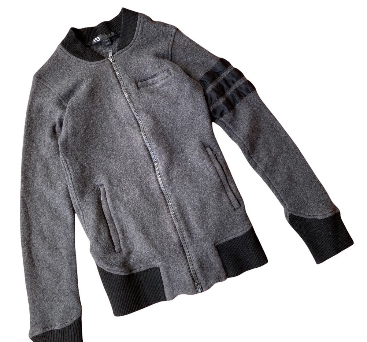 Adidas × Y-3 ADIDAS Y-3 YOHJI YAMAMOTO WOOL SWEATER JACKET Size US XXS / EU 40 - 5 Thumbnail