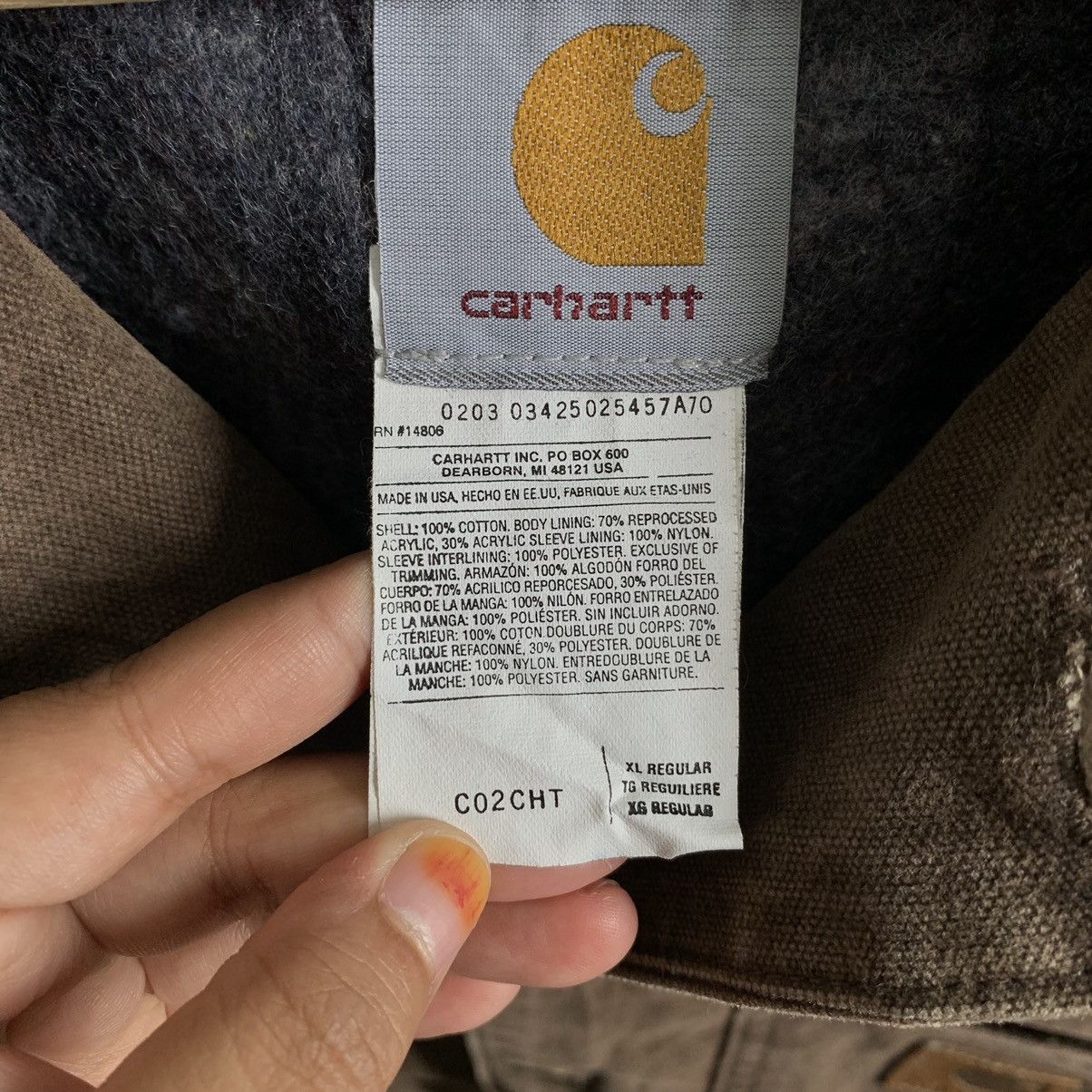Carhartt × Vintage Vintage Carhartt Light Jacket Size US XL / EU 56 / 4 - 7 Thumbnail