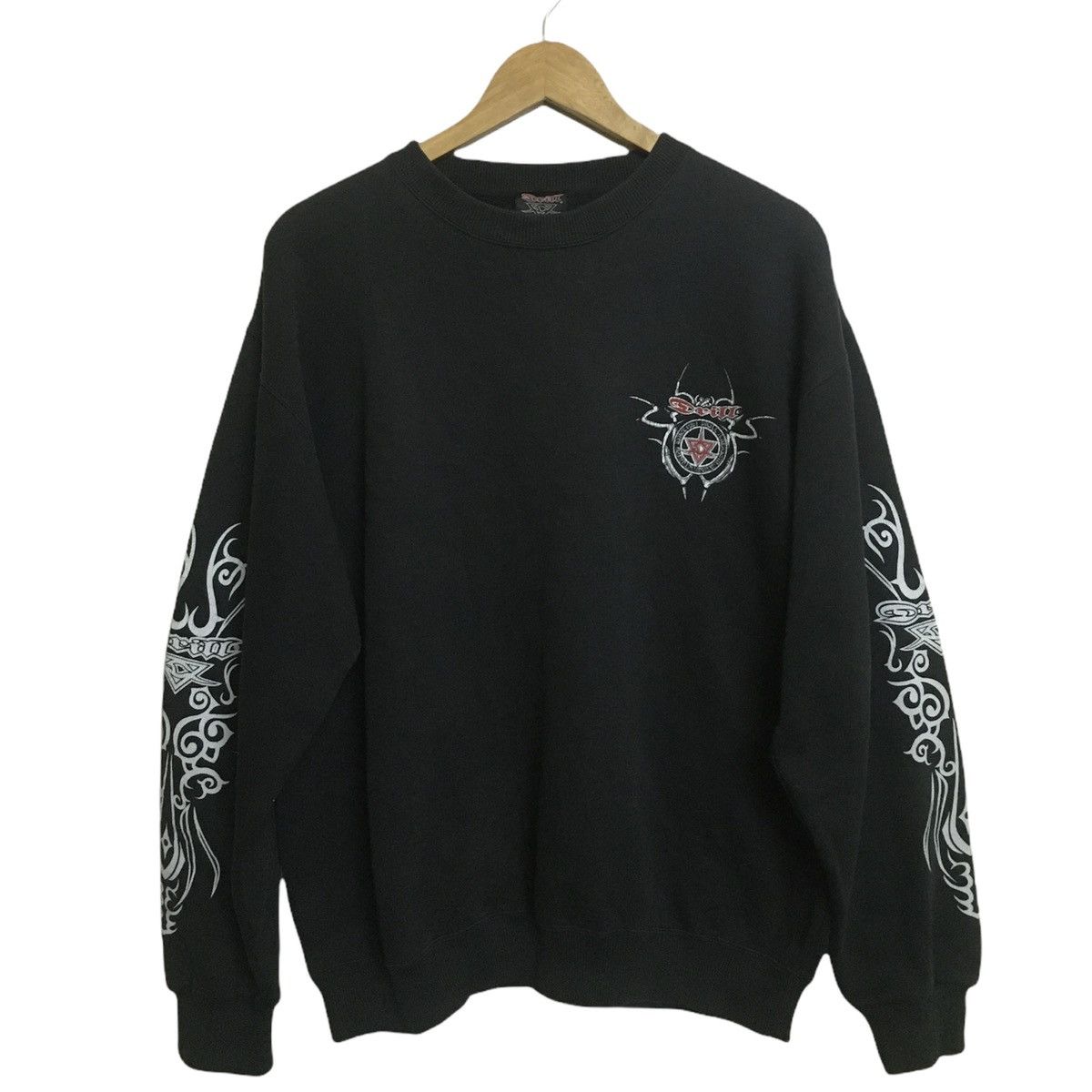 Vintage Rare Vtg 90's Drill Surf & Skate Malibu Crew Sweatshirt Size US L / EU 52-54 / 3 - 1 Thumbnail