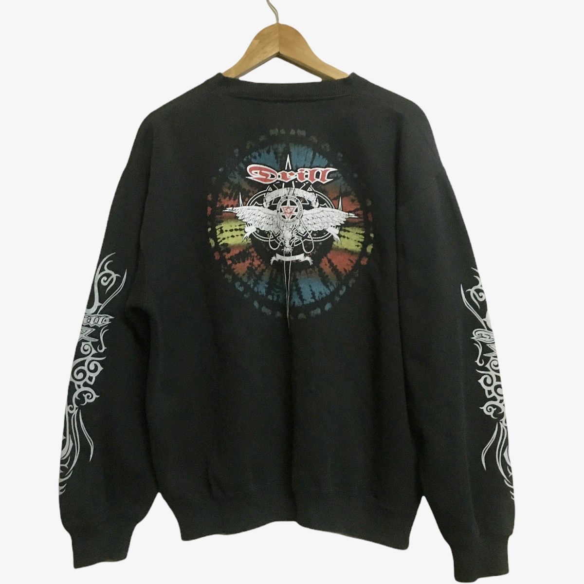 Vintage Rare Vtg 90's Drill Surf & Skate Malibu Crew Sweatshirt Size US L / EU 52-54 / 3 - 4 Thumbnail