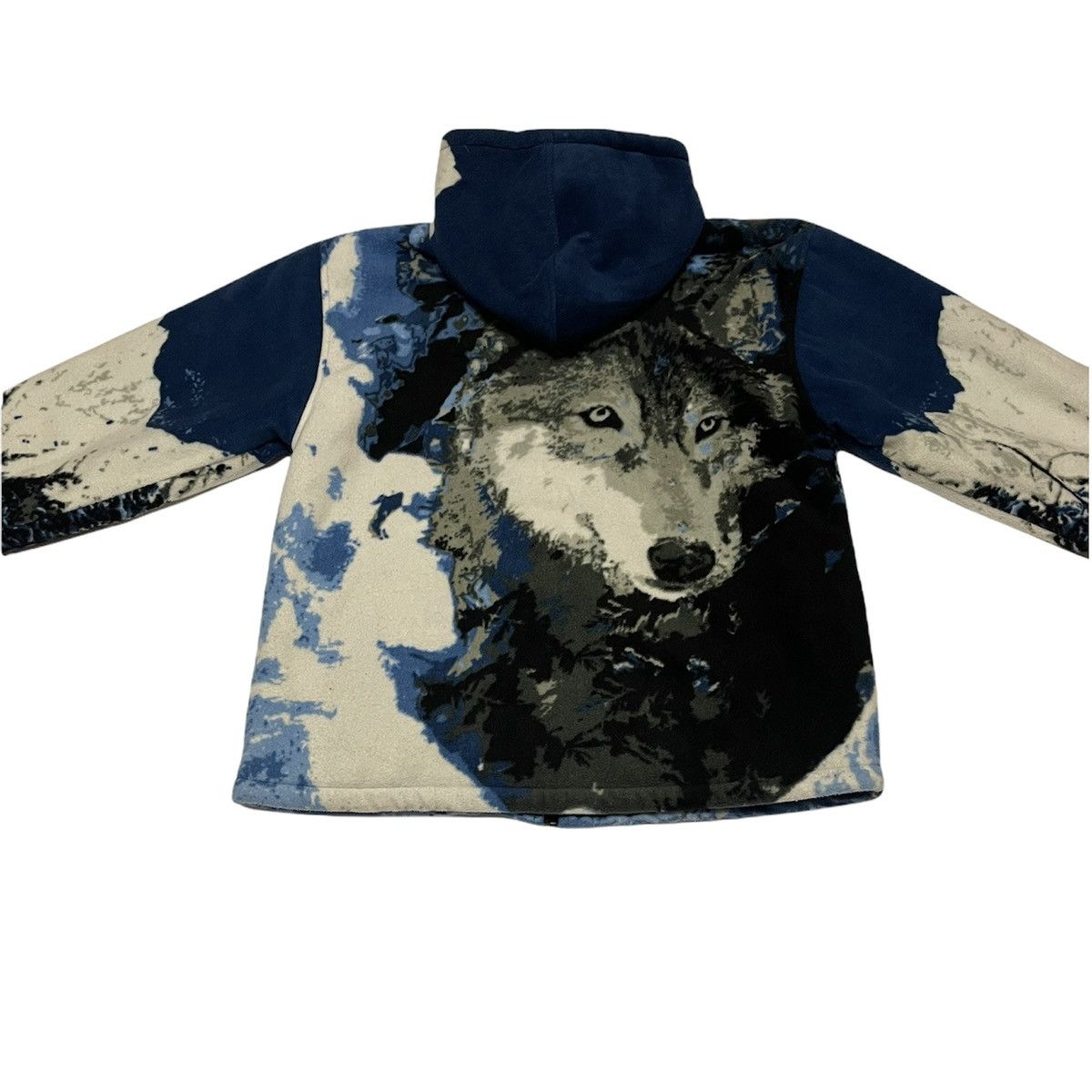 Designer × Japanese Brand VINTAGE FLEECE WOLF JACKET Size US XL / EU 56 / 4 - 6 Thumbnail