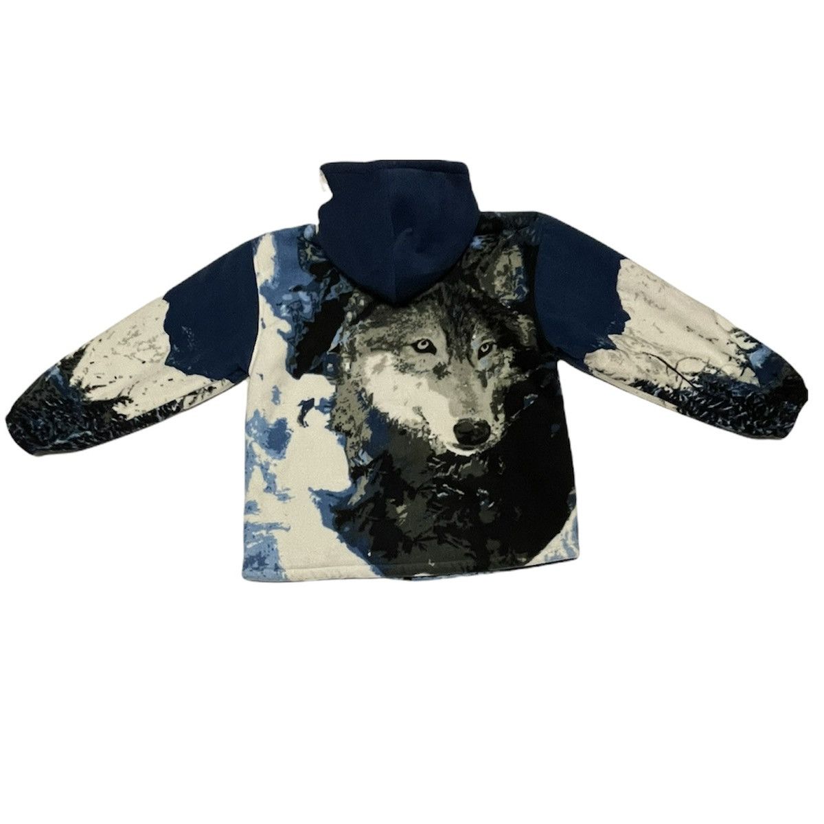 Designer × Japanese Brand VINTAGE FLEECE WOLF JACKET Size US XL / EU 56 / 4 - 5 Thumbnail