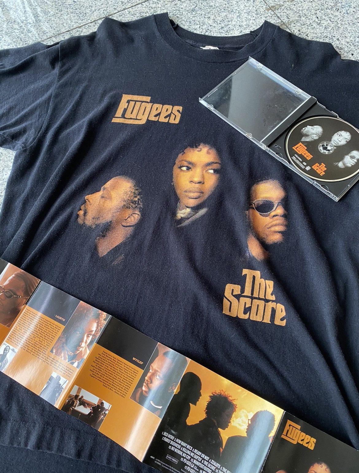 激レアLauryn Hill ツアーtシャツ ビンテージオリジナルfugees - T