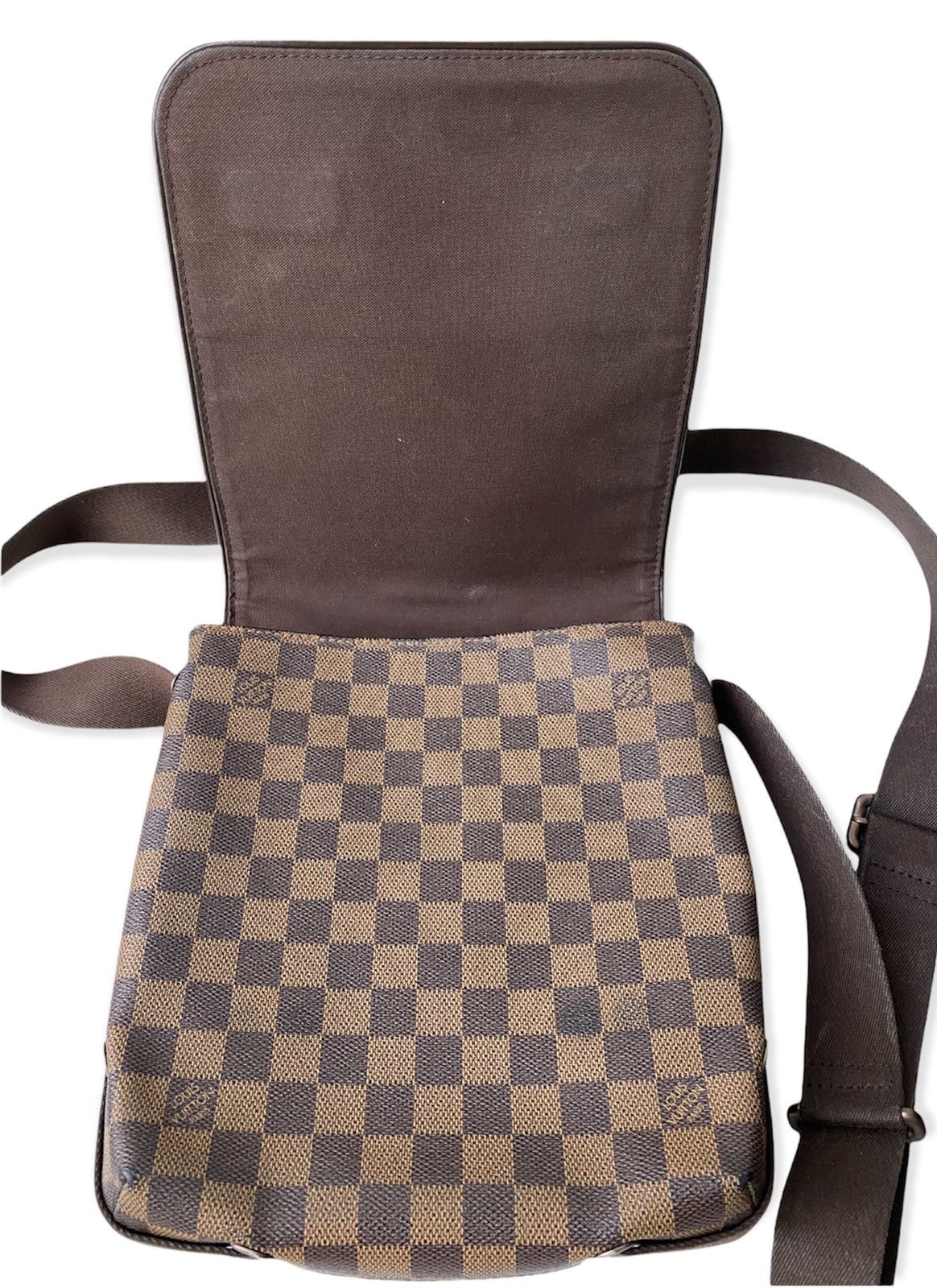 Louis Vuitton LOUIS VUITTON Damier Canvas Brooklyn Brown PM Messenger Bag Size ONE SIZE - 3 Thumbnail