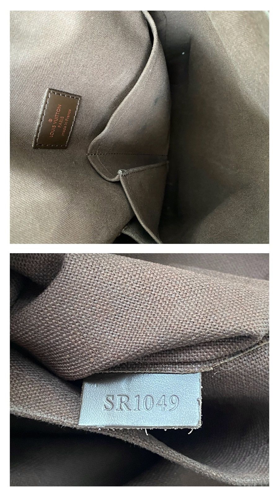 Louis Vuitton LOUIS VUITTON Damier Canvas Brooklyn Brown PM Messenger Bag Size ONE SIZE - 7 Thumbnail