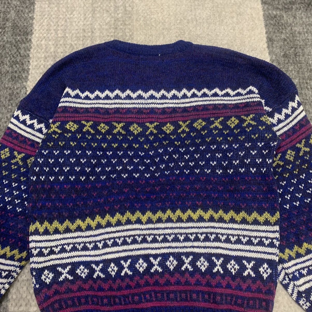 Aran Isles Knitwear × Valentino COMO VALENTINO Aran Fair Isle Pure Knitwear Pullover Sweater Size US M / EU 48-50 / 2 - 9 Thumbnail