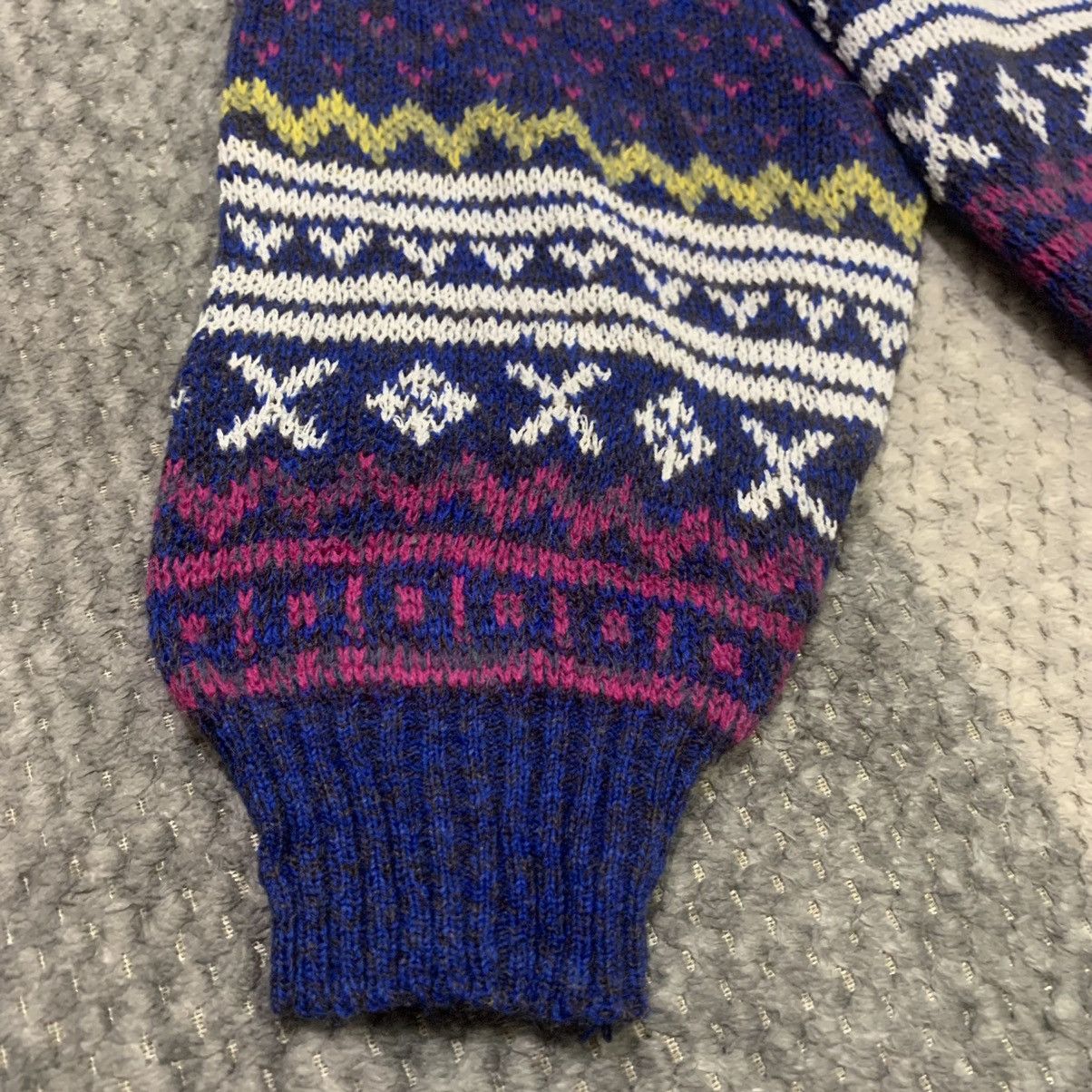 Aran Isles Knitwear × Valentino COMO VALENTINO Aran Fair Isle Pure Knitwear Pullover Sweater Size US M / EU 48-50 / 2 - 7 Thumbnail