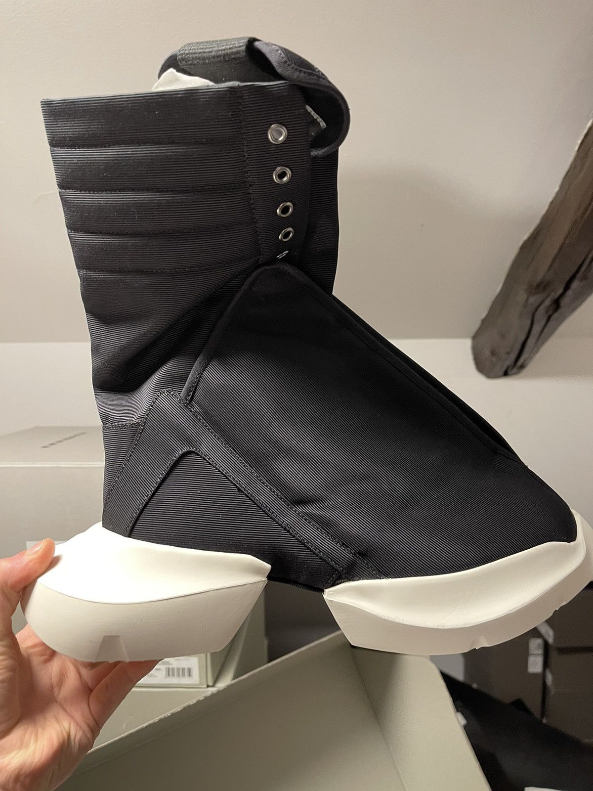 Rick Owens Drkshdw Rick Owens Drkshdw Hoofdunks (NO BOX!) Size US 11 / EU 44 - 12 Thumbnail