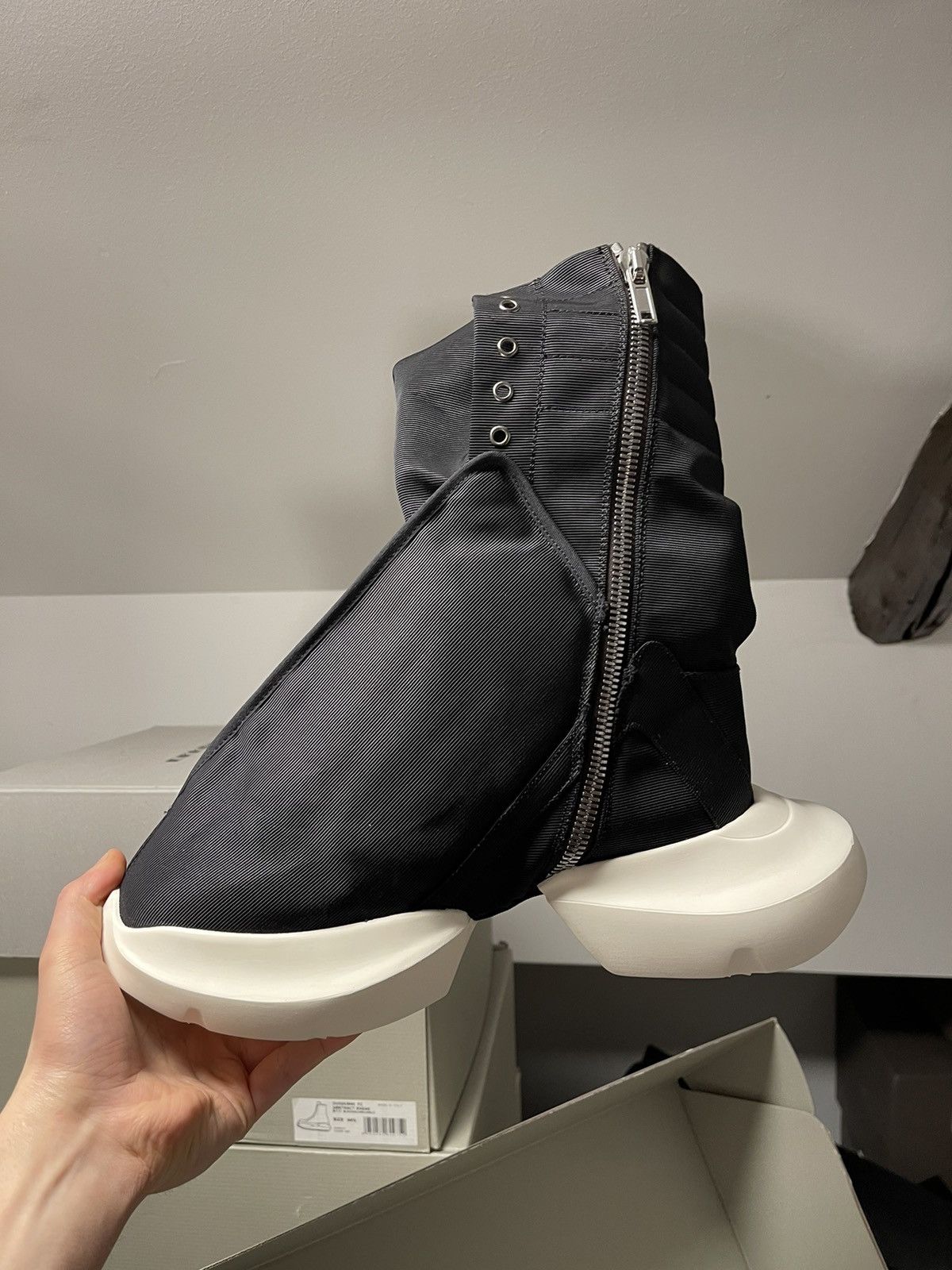Rick Owens Drkshdw Rick Owens Drkshdw Hoofdunks (NO BOX!) Size US 11 / EU 44 - 13 Thumbnail