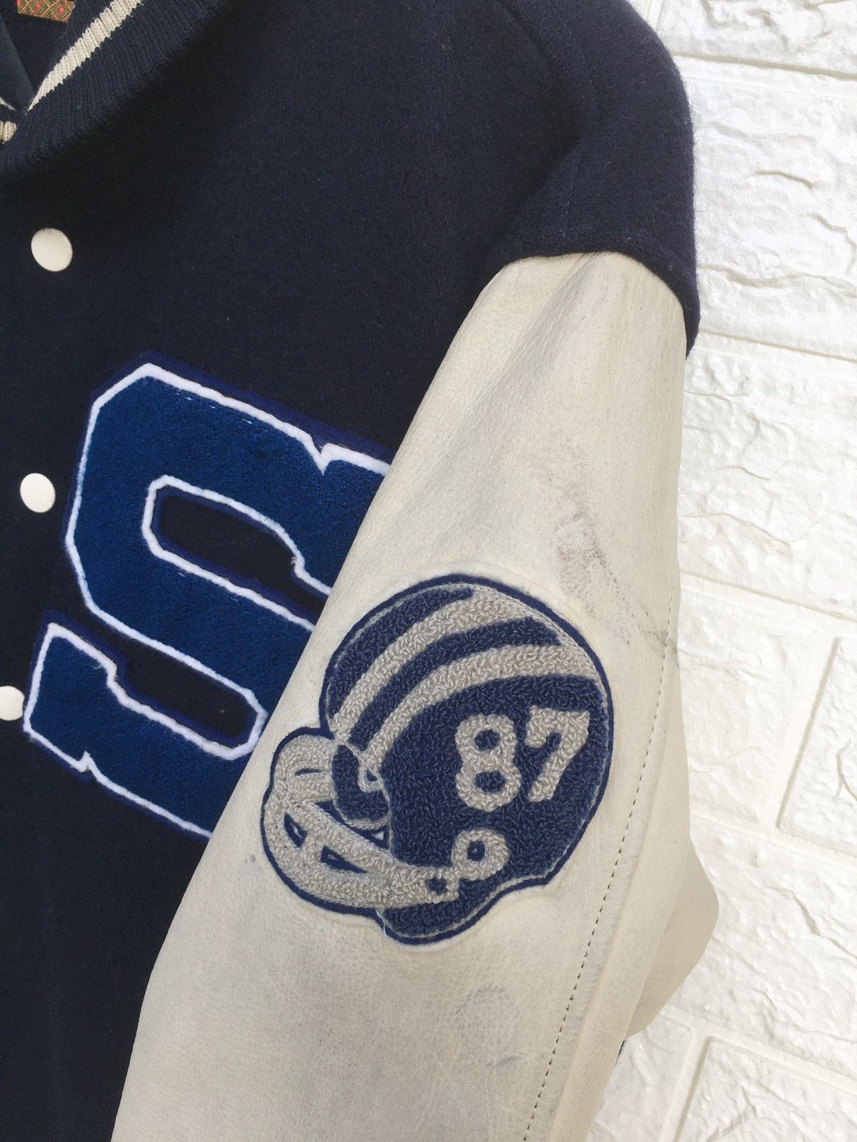 McGregor × Vintage Vintage savage nfl varsity jacket Size US L / EU 52-54 / 3 - 8 Thumbnail