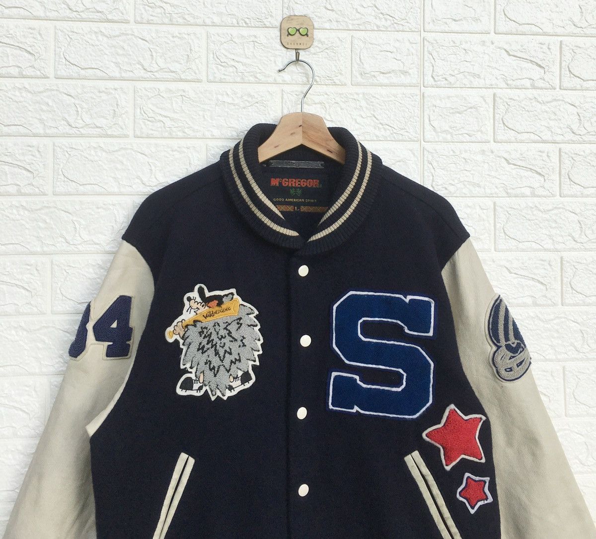 McGregor × Vintage Vintage savage nfl varsity jacket Size US L / EU 52-54 / 3 - 5 Thumbnail