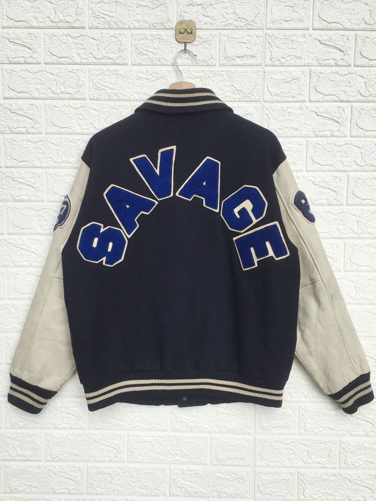 McGregor × Vintage Vintage savage nfl varsity jacket Size US L / EU 52-54 / 3 - 2 Thumbnail