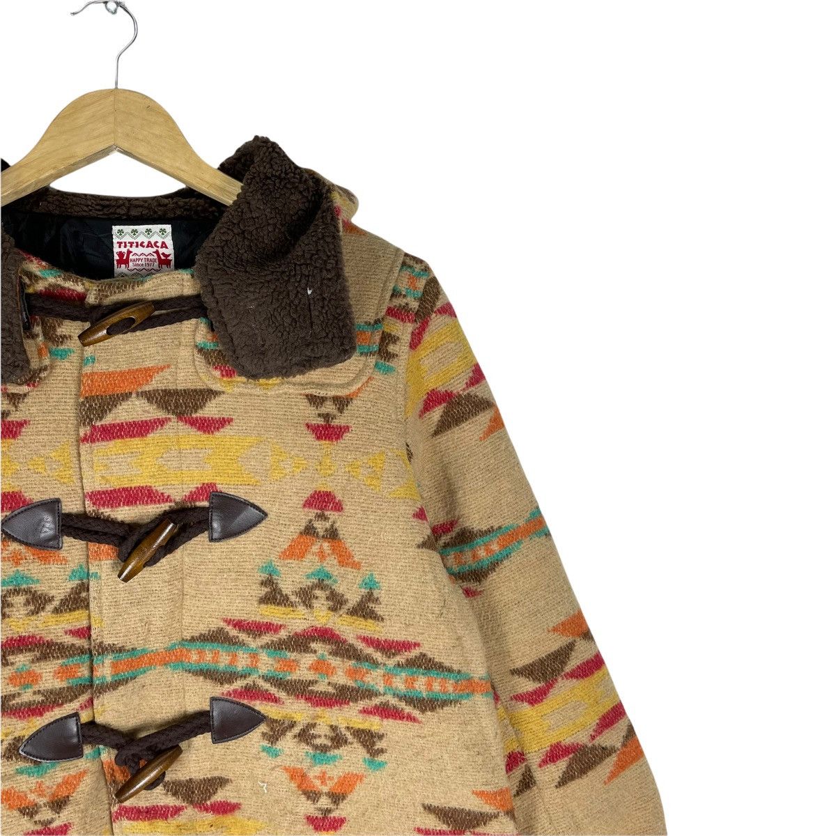 Native 🌟TITICACA Native Hoodie Duffle Coat Jacket Size US M / EU 48-50 / 2 - 4 Thumbnail