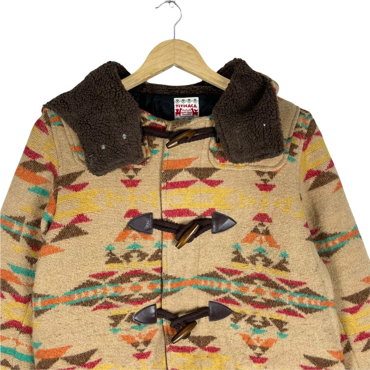 Native 🌟TITICACA Native Hoodie Duffle Coat Jacket Size US M / EU 48-50 / 2 - 3 Thumbnail