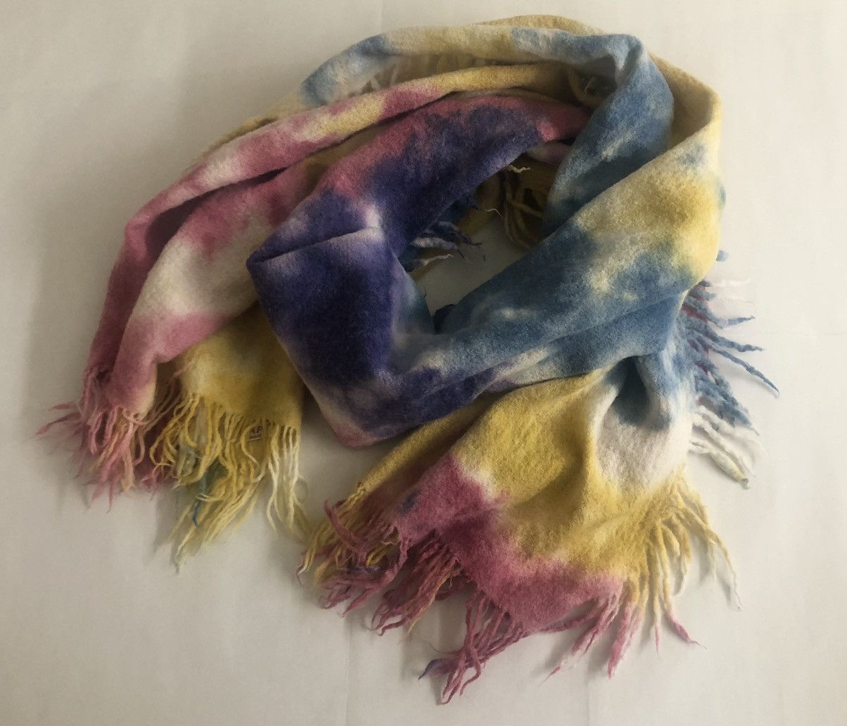 Kapital KAPITAL "tie-dye" fringe scarf Size ONE SIZE - 1 Thumbnail