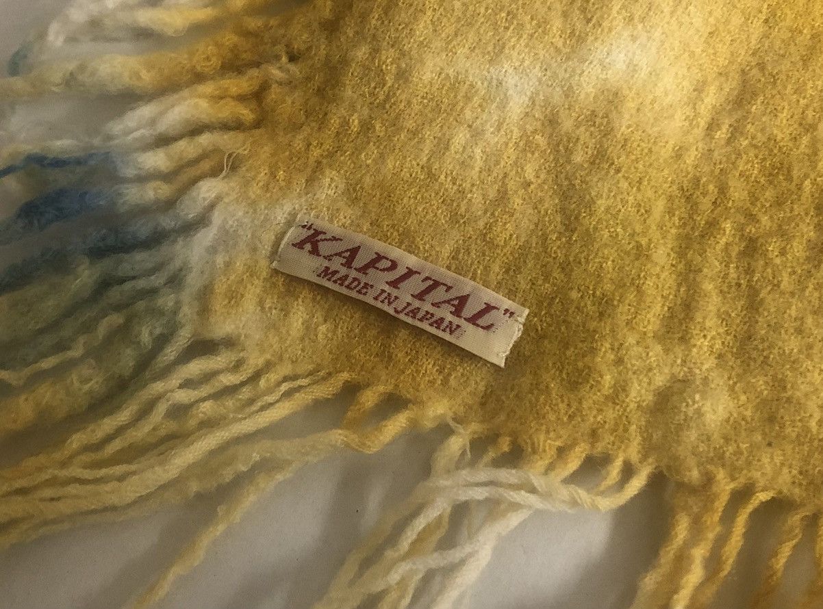 Kapital KAPITAL "tie-dye" fringe scarf Size ONE SIZE - 4 Thumbnail
