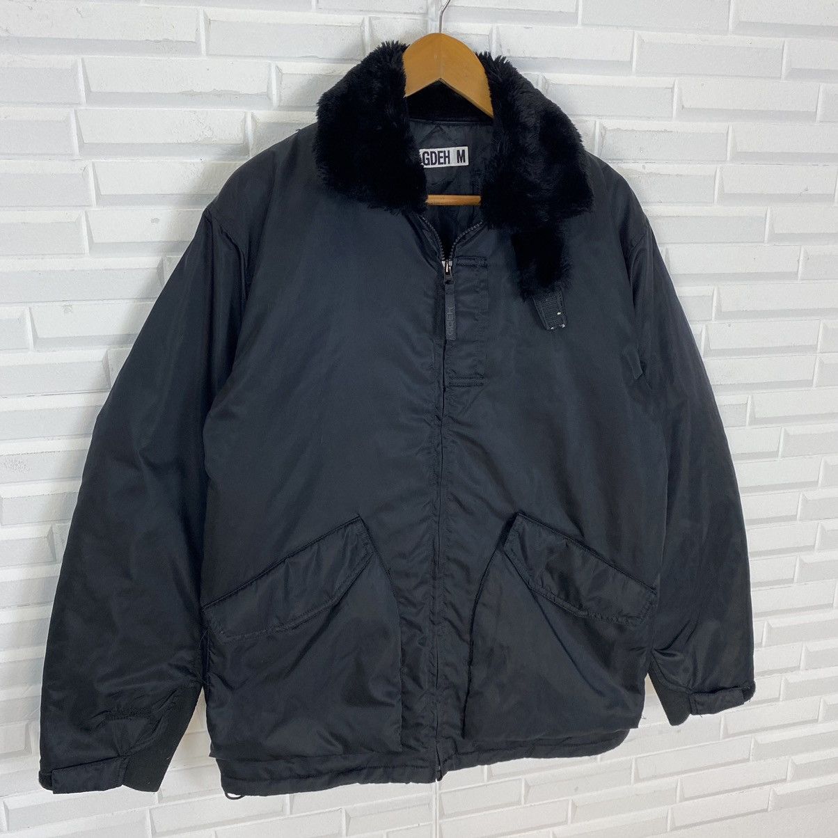 GOODENOUGH 🔥GDEH BOMBER STYLE FUR COLAR JACKET Size US M / EU 48-50 / 2 - 3 Thumbnail