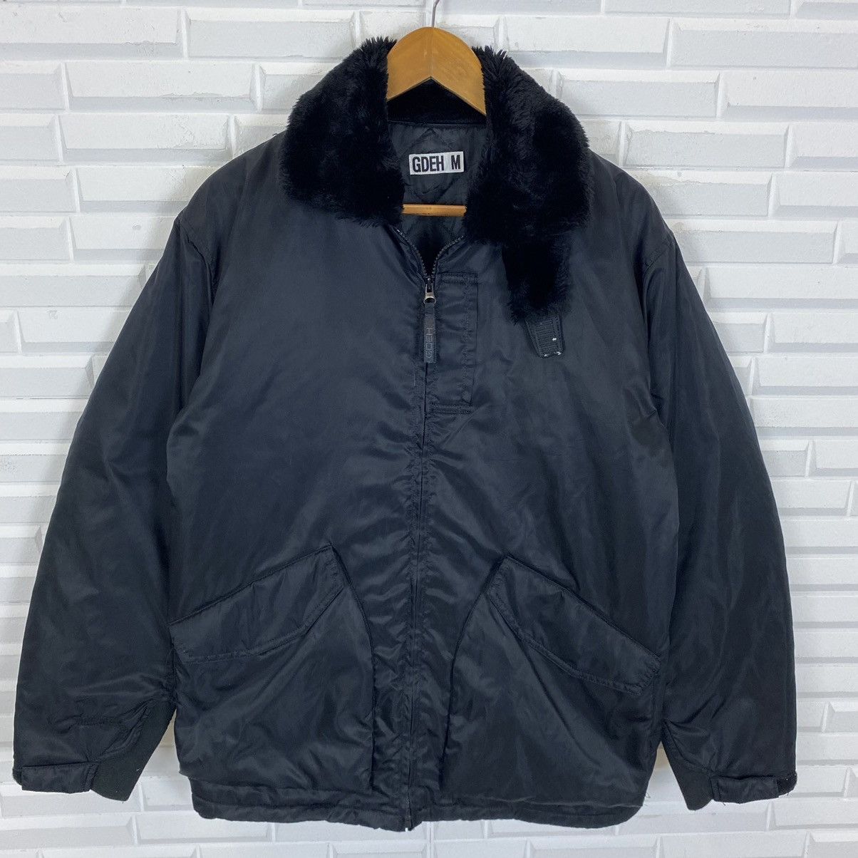 GOODENOUGH 🔥GDEH BOMBER STYLE FUR COLAR JACKET Size US M / EU 48-50 / 2 - 5 Thumbnail