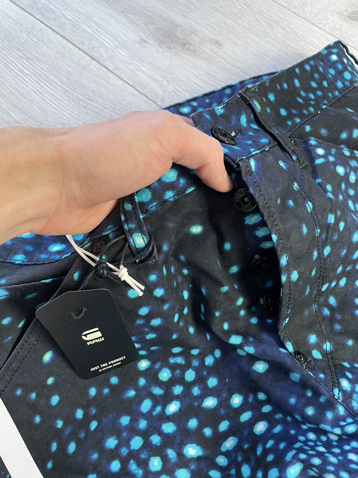 Pharrell G Star Whale Shark Print Pants Size US 32 / EU 48 - 6 Thumbnail