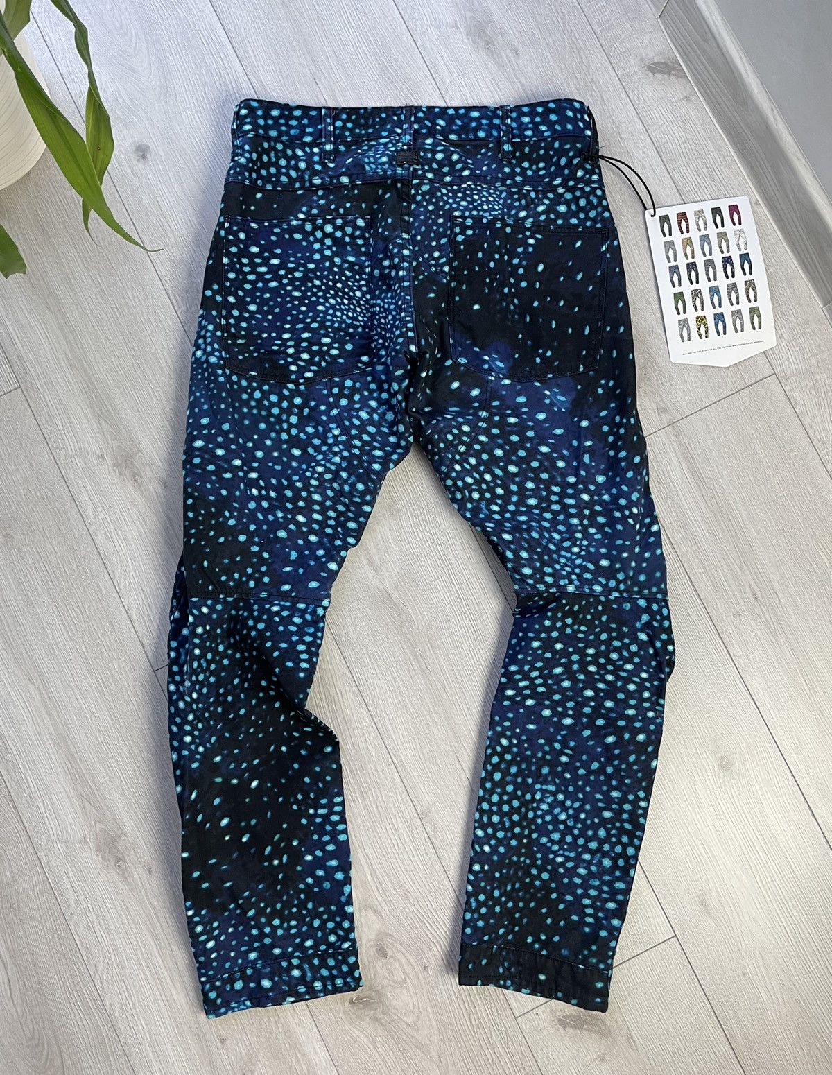 Pharrell G Star Whale Shark Print Pants Size US 32 / EU 48 - 2 Thumbnail
