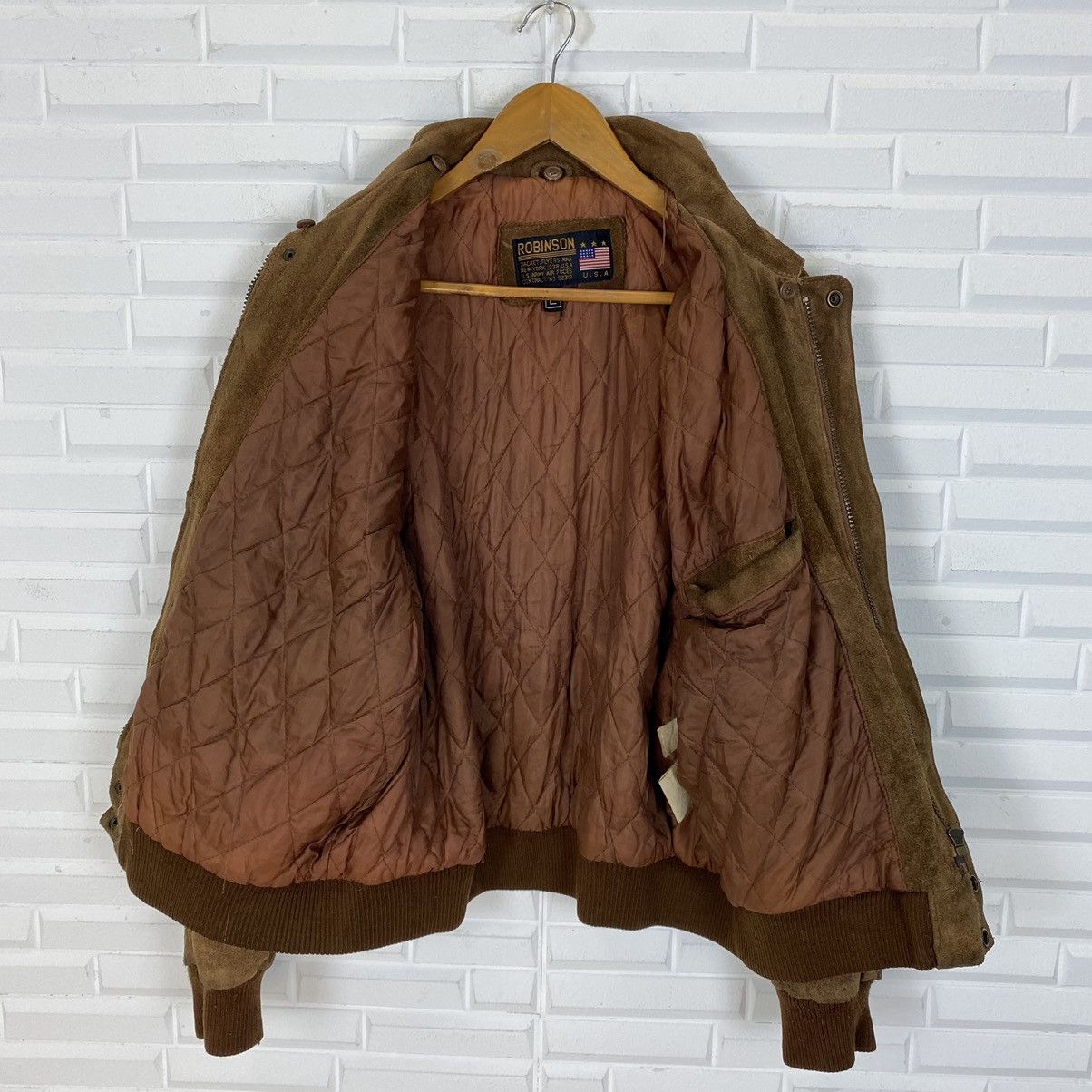 Robinson Les Bains ROBINSON FLYER JACKET SUEDE LEATHER JACKET Size US M / EU 48-50 / 2 - 12 Thumbnail