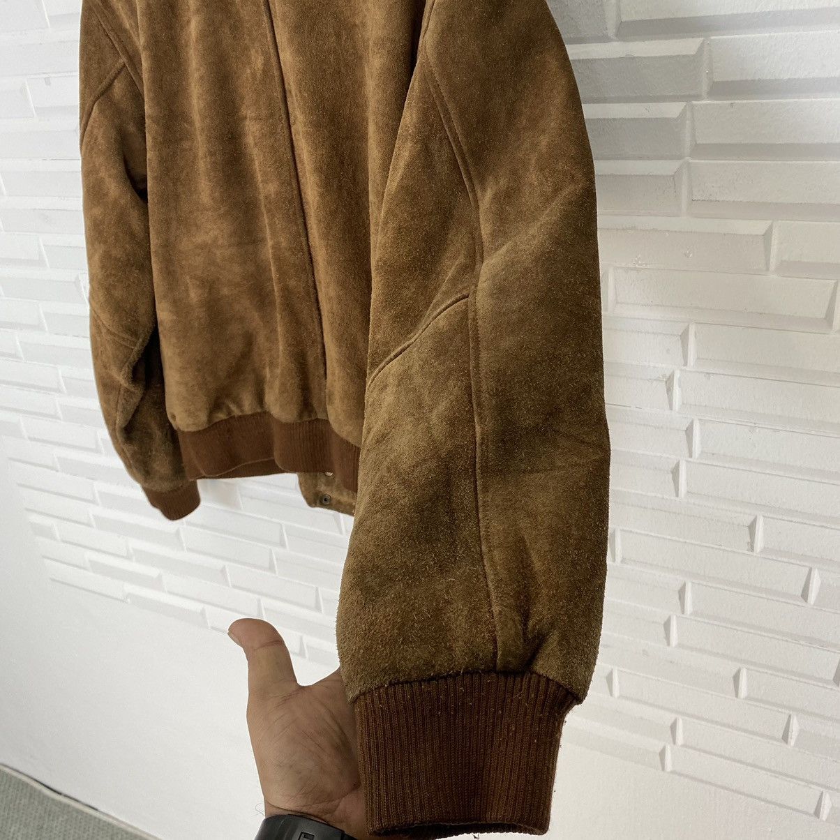 Robinson Les Bains ROBINSON FLYER JACKET SUEDE LEATHER JACKET Size US M / EU 48-50 / 2 - 8 Thumbnail