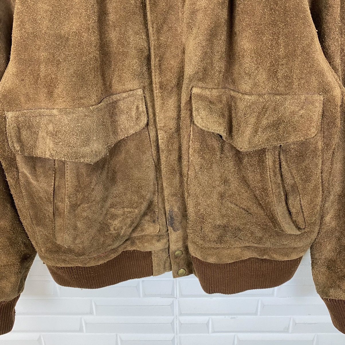 Robinson Les Bains ROBINSON FLYER JACKET SUEDE LEATHER JACKET Size US M / EU 48-50 / 2 - 7 Thumbnail