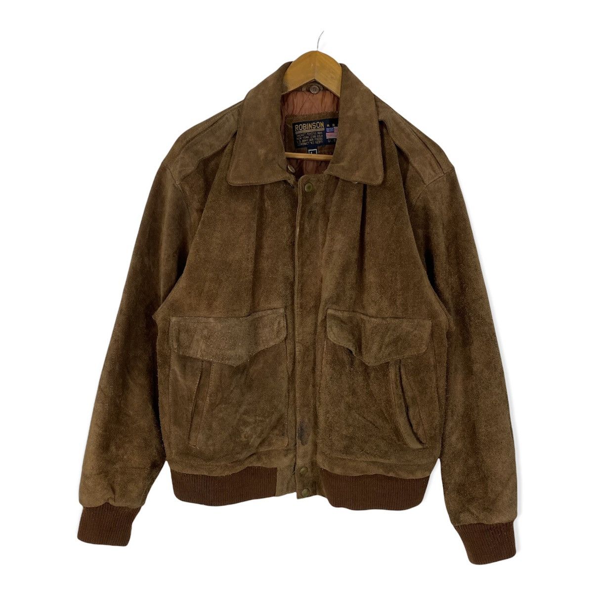 ROBINSON FLYER JACKET SUEDE LEATHER JACKET