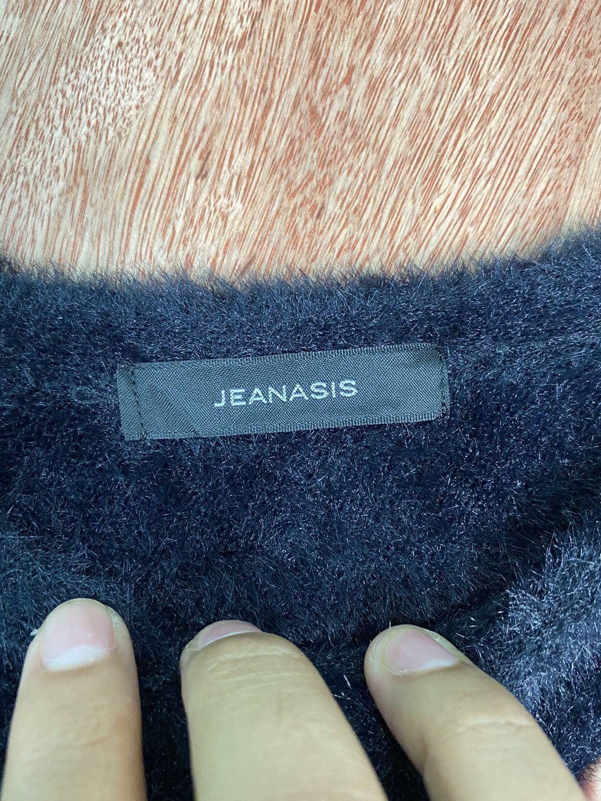 Homespun Knitwear DLS Jeanasis Fur Shag Shaggy Mohair Knitwear #BB585 Size US M / EU 48-50 / 2 - 8 Thumbnail