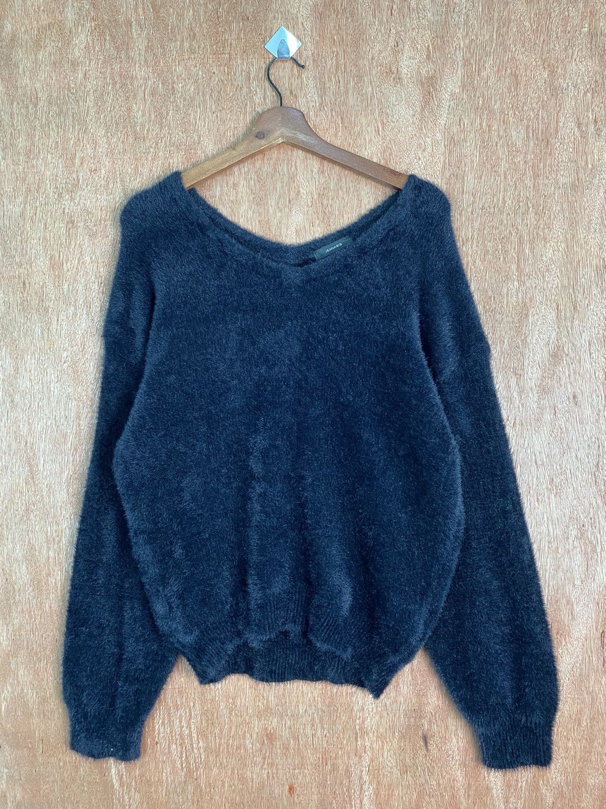 Homespun Knitwear DLS Jeanasis Fur Shag Shaggy Mohair Knitwear #BB585 Size US M / EU 48-50 / 2 - 2 Thumbnail