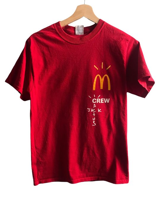 Travis Scott Travis Scott x McDonald’s Cactus Jack Crew Tee | Grailed