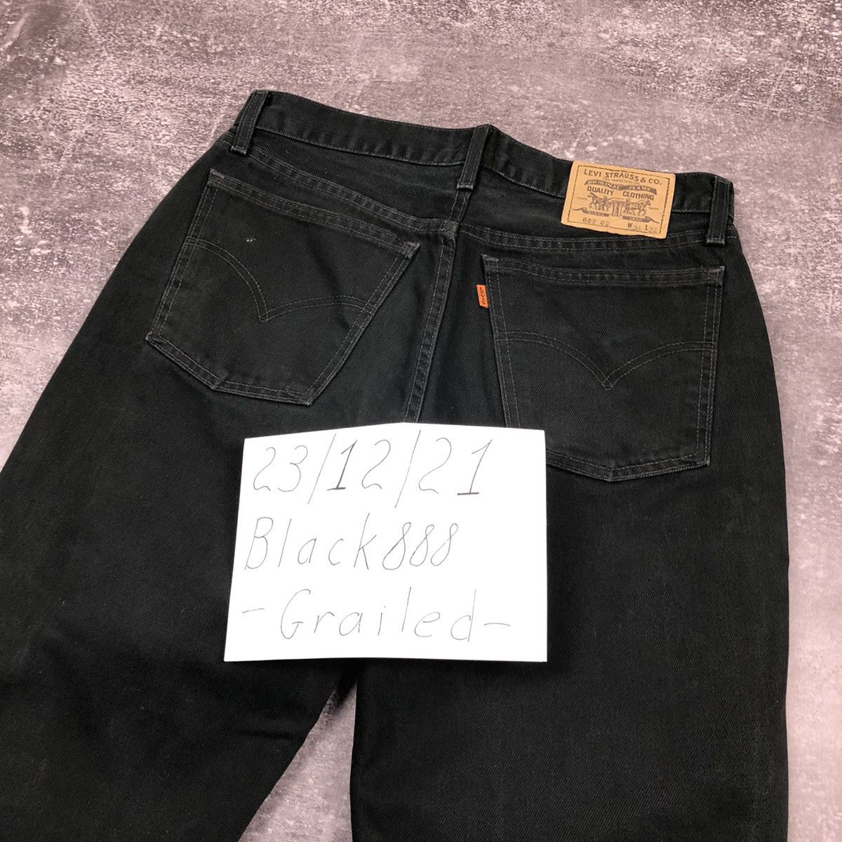 Levi's Vintage Levi’s 882 02 Jeans Orange Tab Cropped Size US 34 / EU 50 - 19 Thumbnail