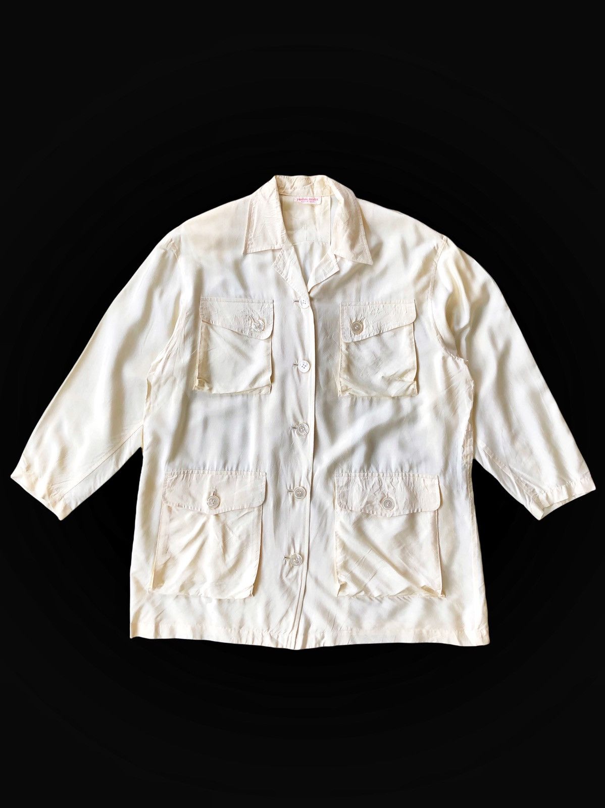 GRAIL🔥OG 80s Yoshie Inaba 4 Pockets Parachute Silk Jacket