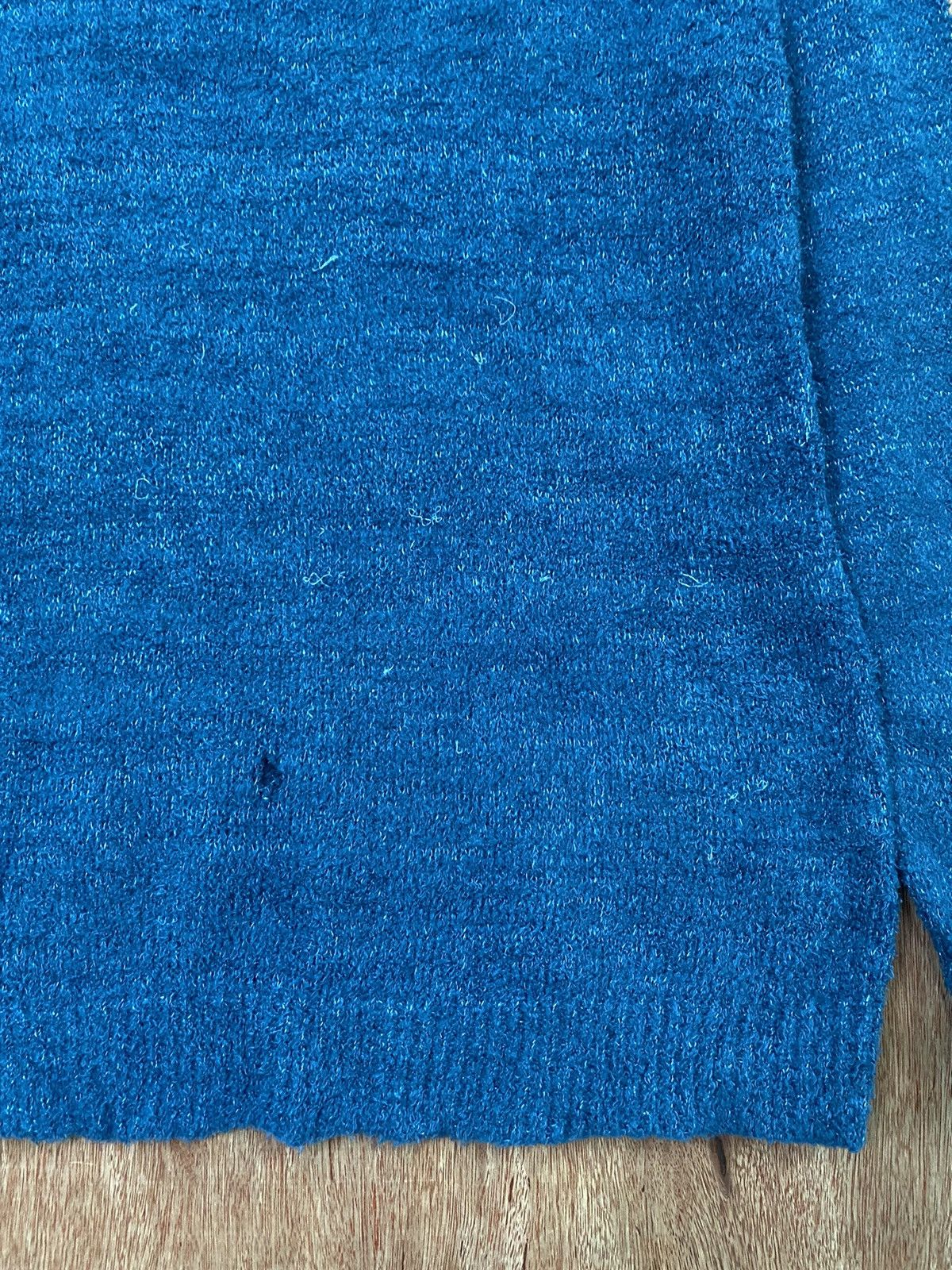Homespun Knitwear × Japanese Brand Shoo La Rue Blue Knitwear knit Sweaters #B566 Size US L / EU 52-54 / 3 - 4 Thumbnail