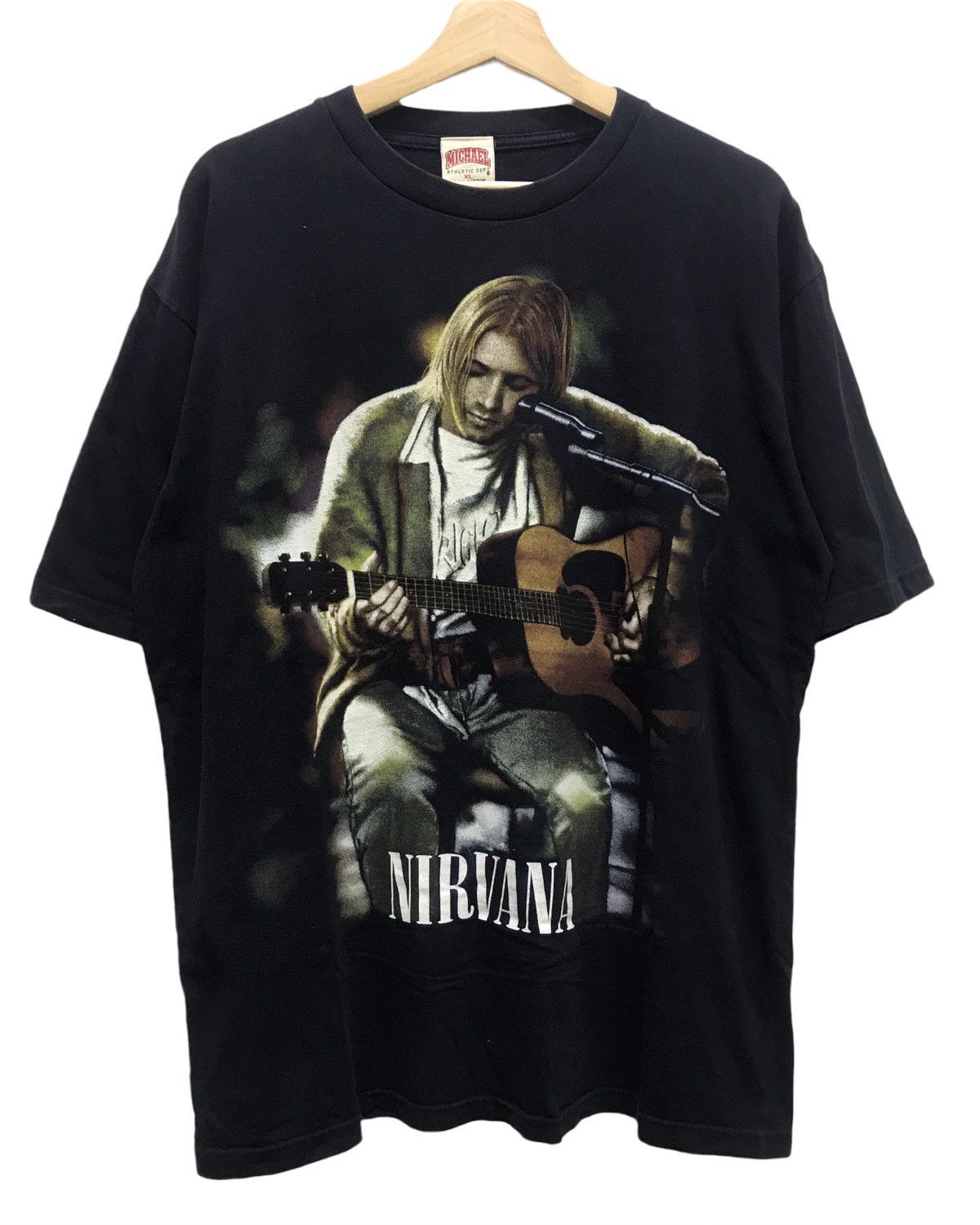 Band Tees × Vintage LAST DROP‼️Vintage 90s Bootleg Nirvana Tshirt Size US XL / EU 56 / 4 - 1 Thumbnail