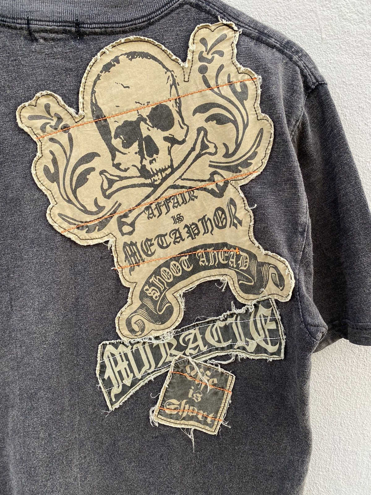 Japanese Brand vintage rare thomas hady designer skulls attach on tee Size US M / EU 48-50 / 2 - 11 Thumbnail