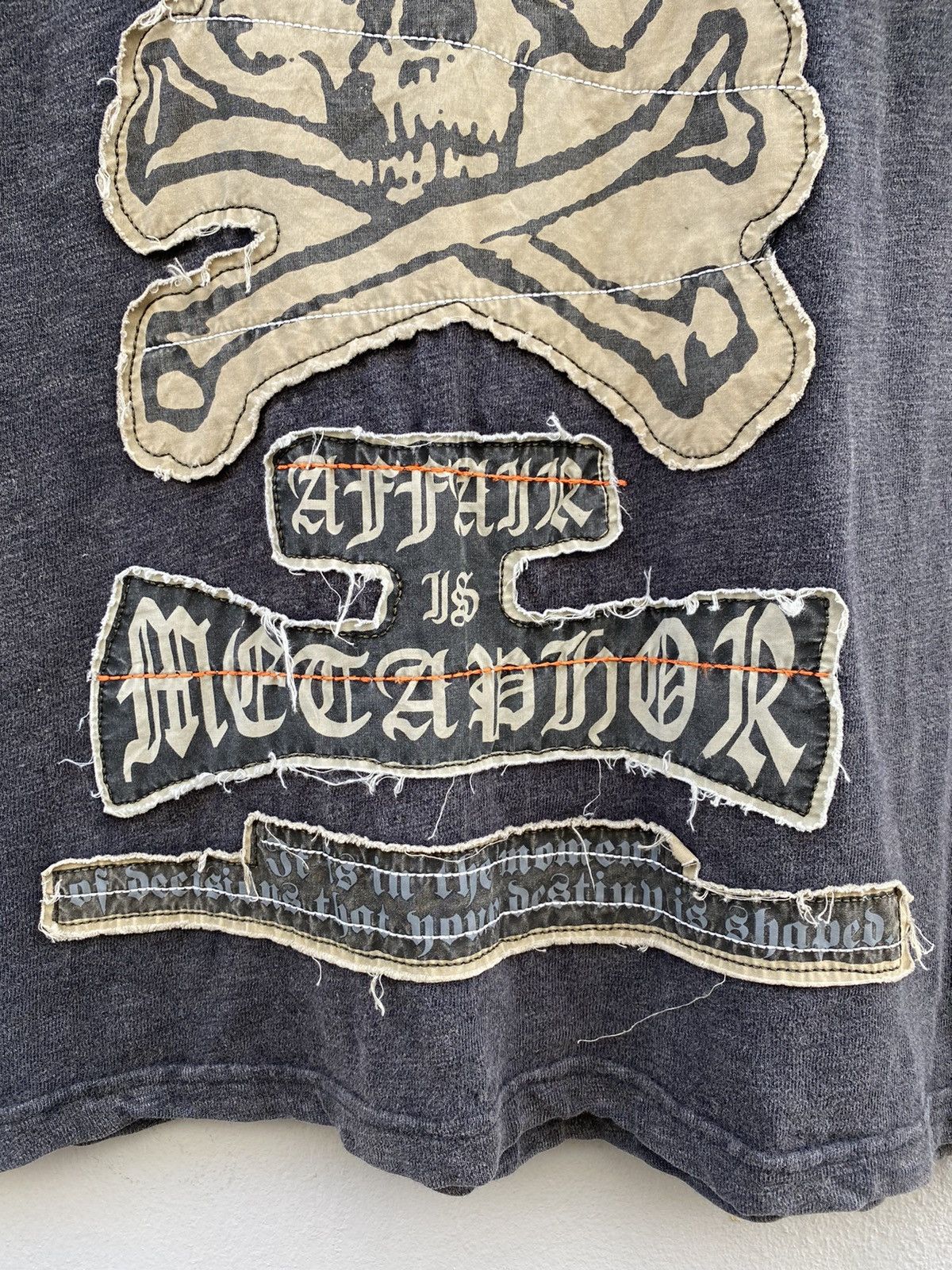 Japanese Brand vintage rare thomas hady designer skulls attach on tee Size US M / EU 48-50 / 2 - 4 Thumbnail