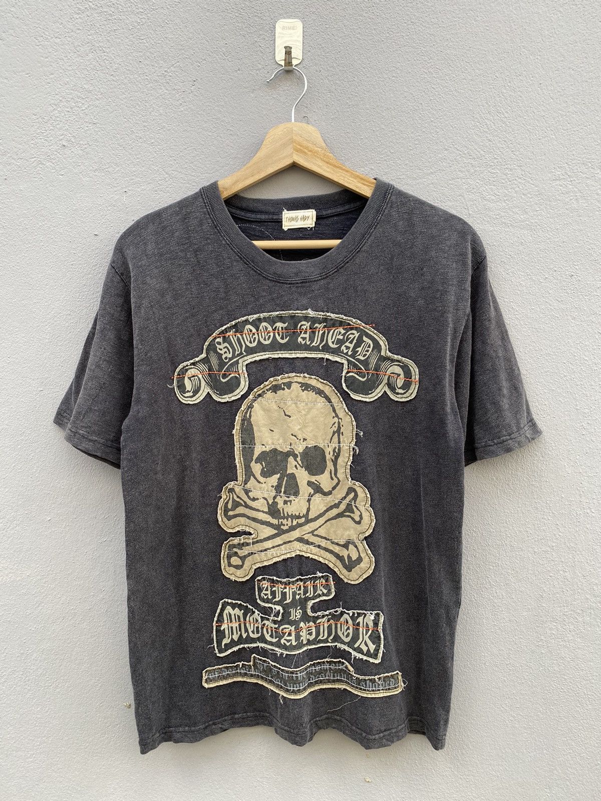 Japanese Brand vintage rare thomas hady designer skulls attach on tee Size US M / EU 48-50 / 2 - 1 Thumbnail