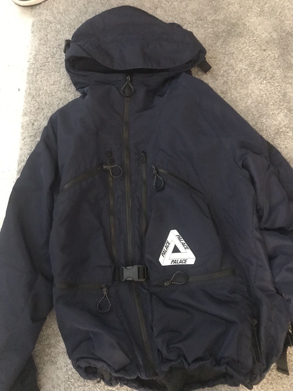 Palace Palace Ballistic Jacket Ink Blue | Grailed